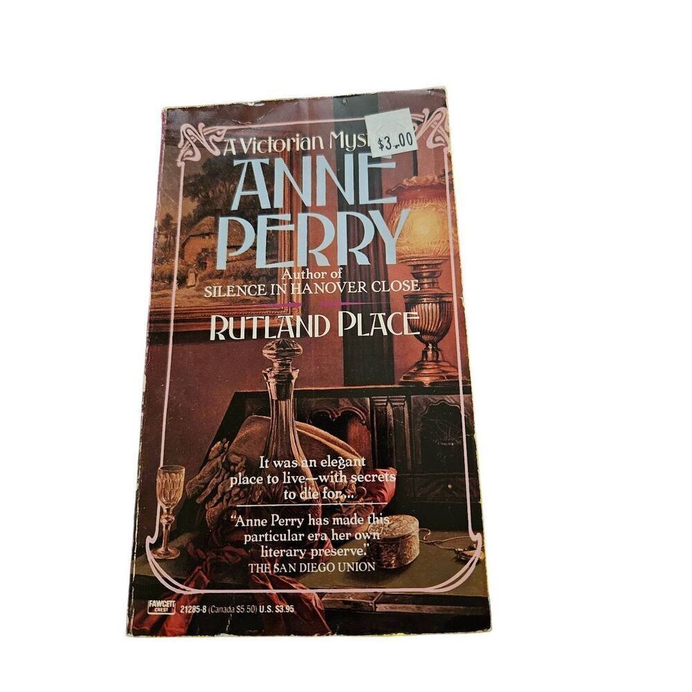 Rutland place by Anne Perry fawcett crest books 0-449-21285-8